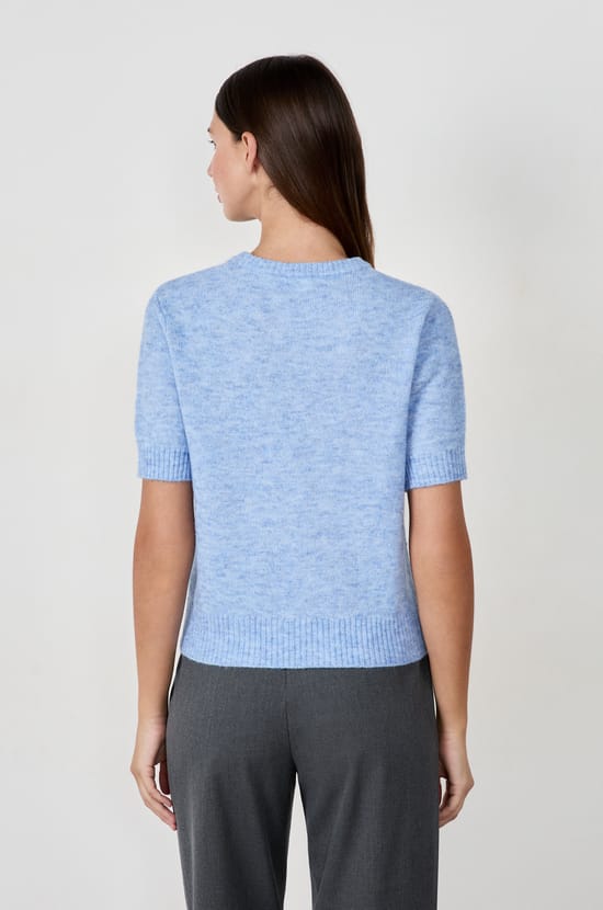 Pull manches courtes;${refinementColor}