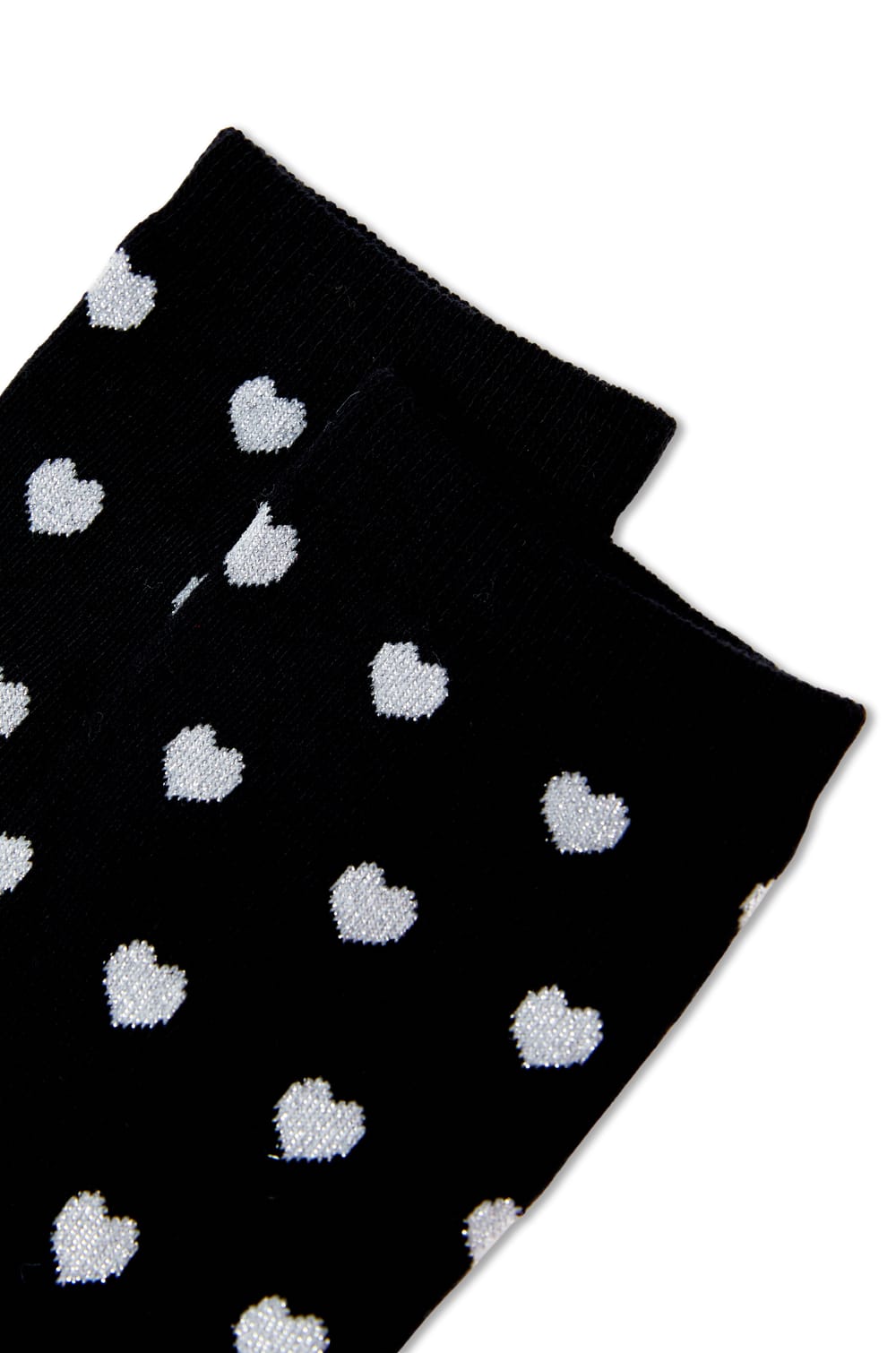 Chaussettes avec coton &agrave; motifs coeurs;${refinementColor}