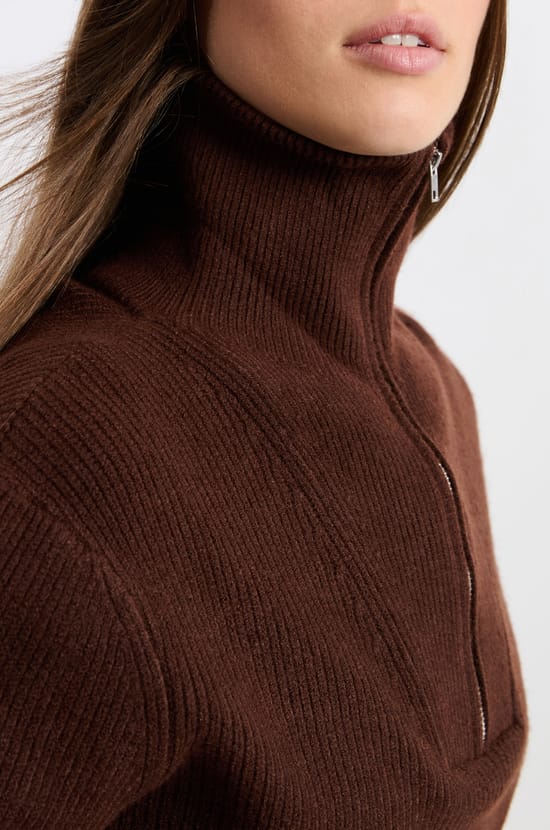 Trucker Collar Sweater;${refinementColor}