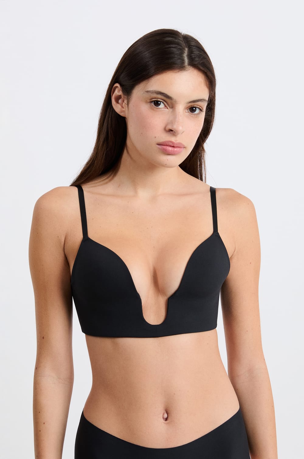 Wireless Bra with Lightly Lined Cups for Special Necklines;${refinementColor}