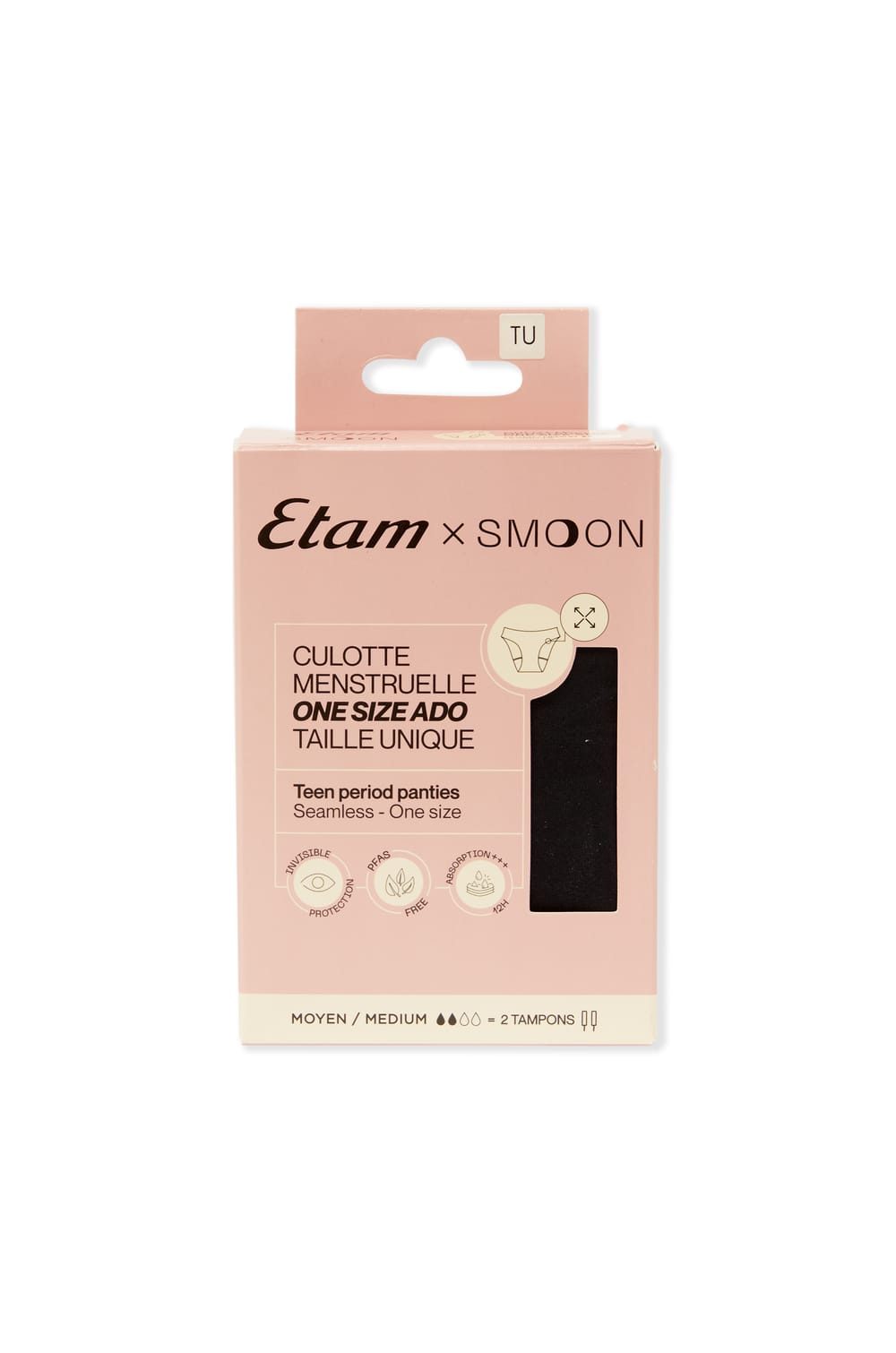 Culotte menstruelle ado one size  &ndash; Flux moyen;${refinementColor}