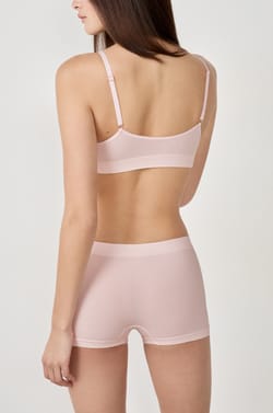 Optimal comfort cotton boyleg shorts;${refinementColor}