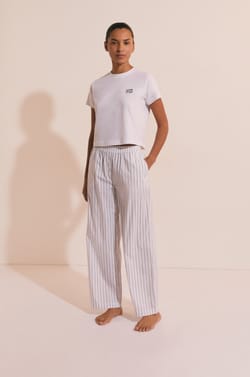 Pantalon de pyjama &agrave; rayures;${refinementColor}