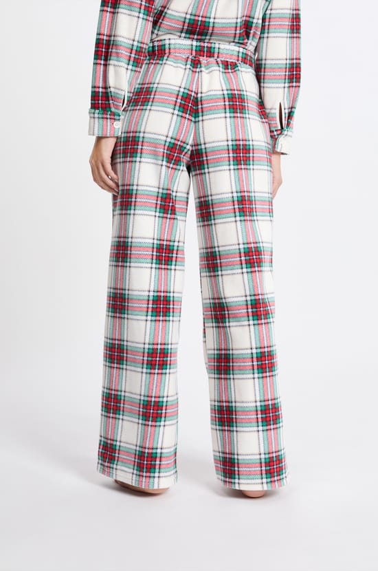 Checkered Pyjama Trousers;${refinementColor}
