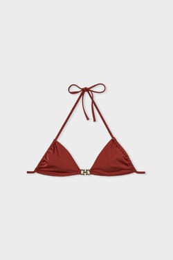 Strapless Bikini Top With Jewel Detail;${refinementColor}