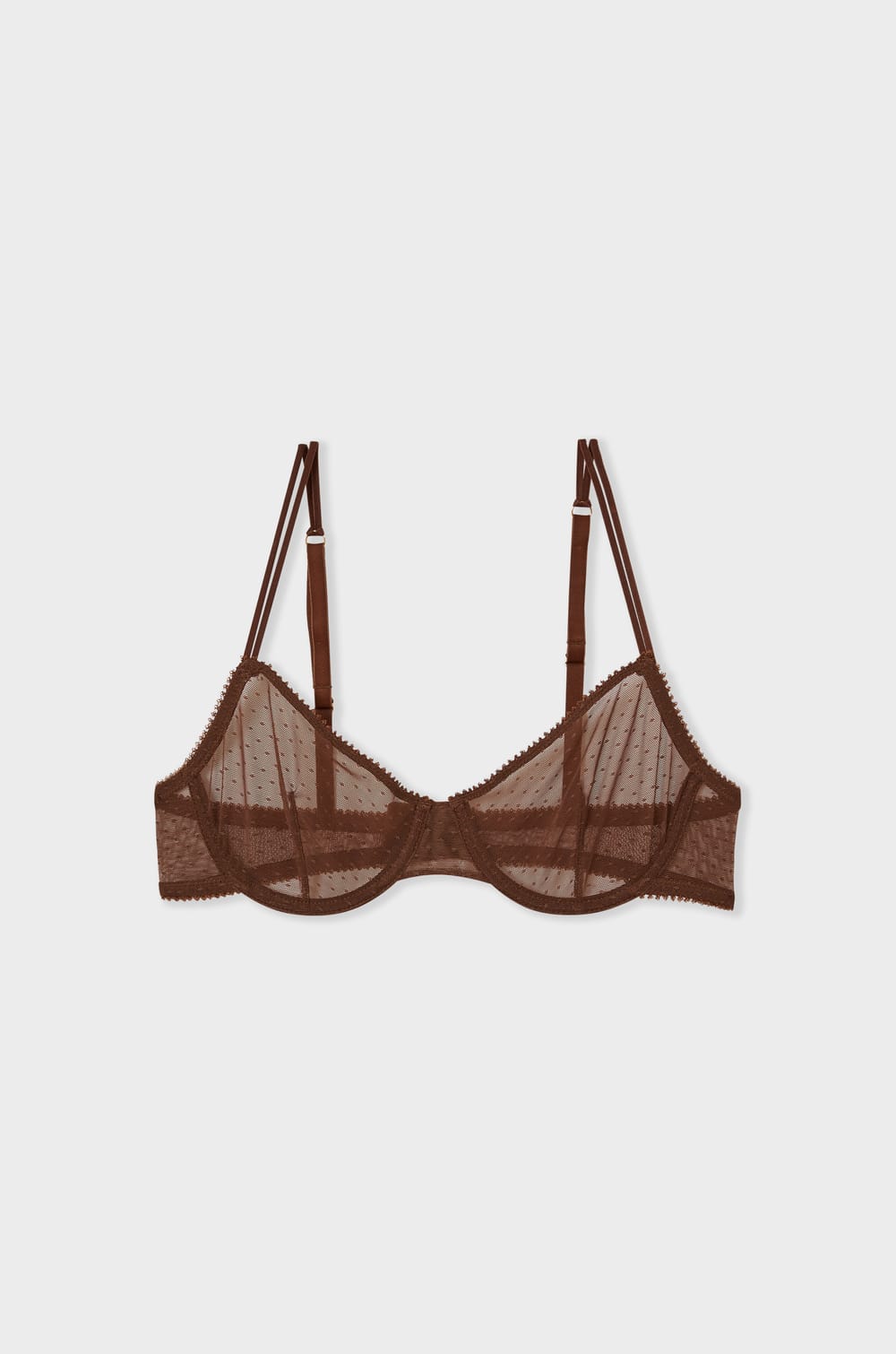 Classic Tulle Bra;${refinementColor}