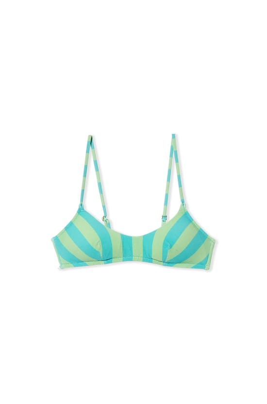 Haut de maillot de bain brassi&egrave;re ray&eacute;;${refinementColor}