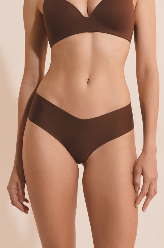 Hipster V-shape en microfibre;${refinementColor}