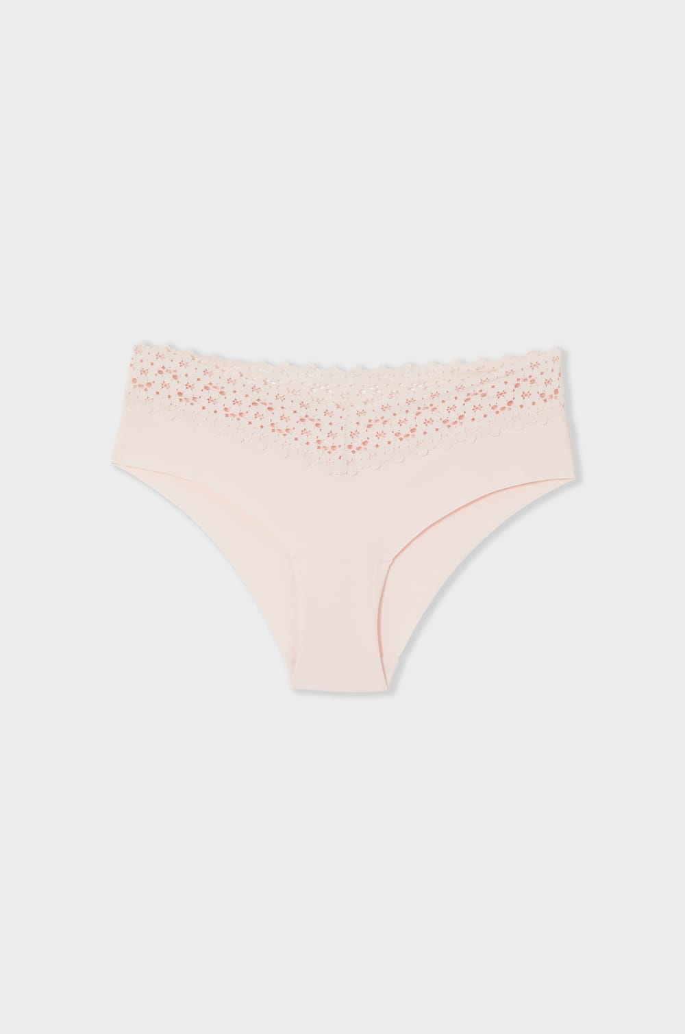 Hipster V-Shape aus Mikrofaser und Spitze;${refinementColor}