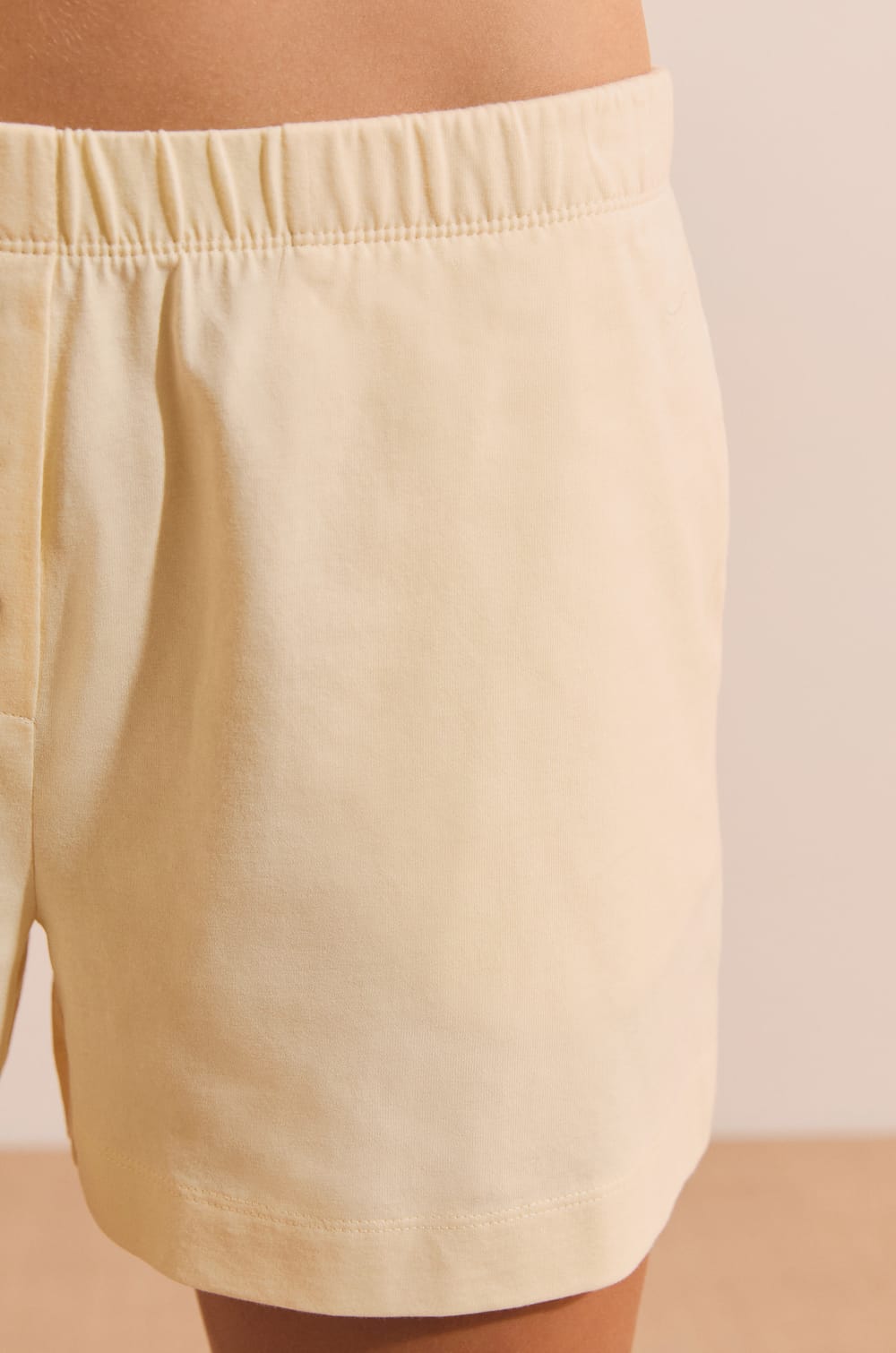 Boyfriend Cotton Pyjama Shorts;${refinementColor}