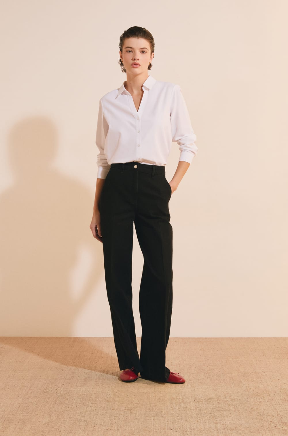 Long-sleeved cotton shirt;${refinementColor}