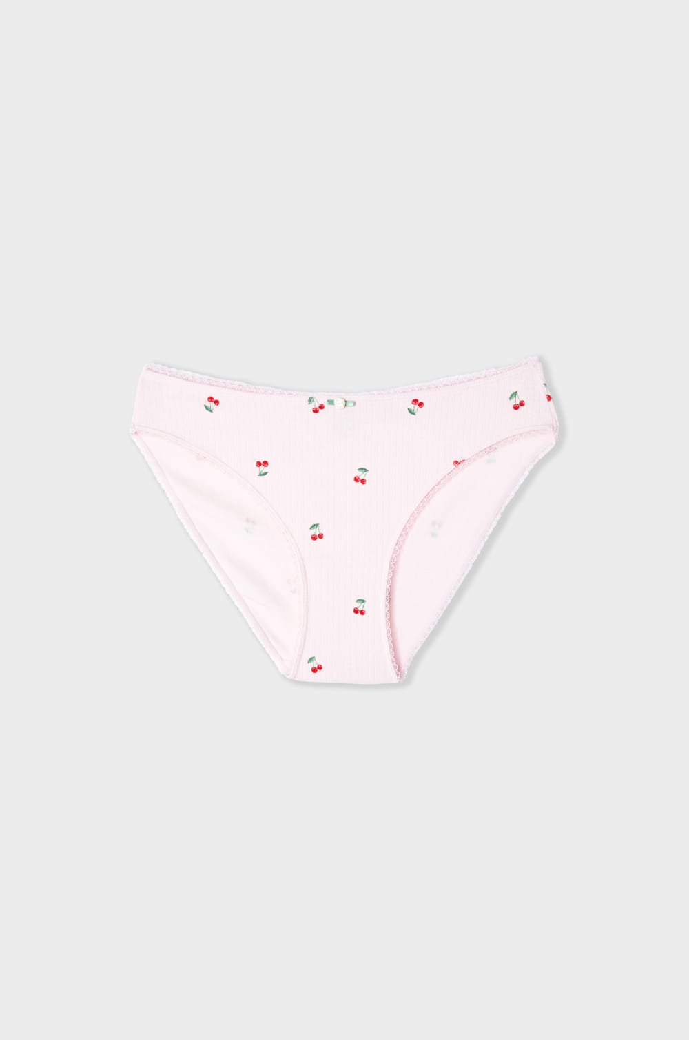Cotton Pointelle Briefs with Motifs;${refinementColor}