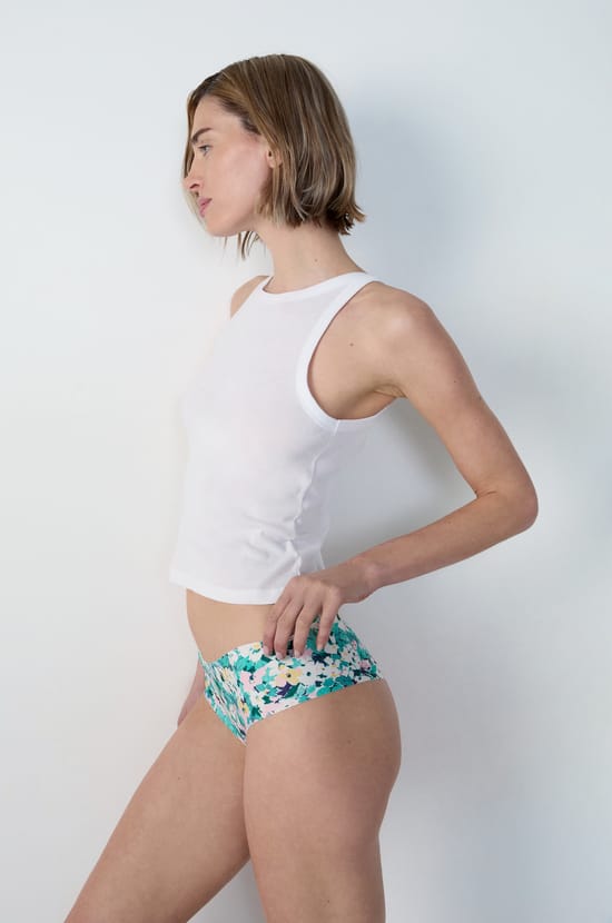 Hipster en microfibre sans coutures imprimé;${refinementColor}