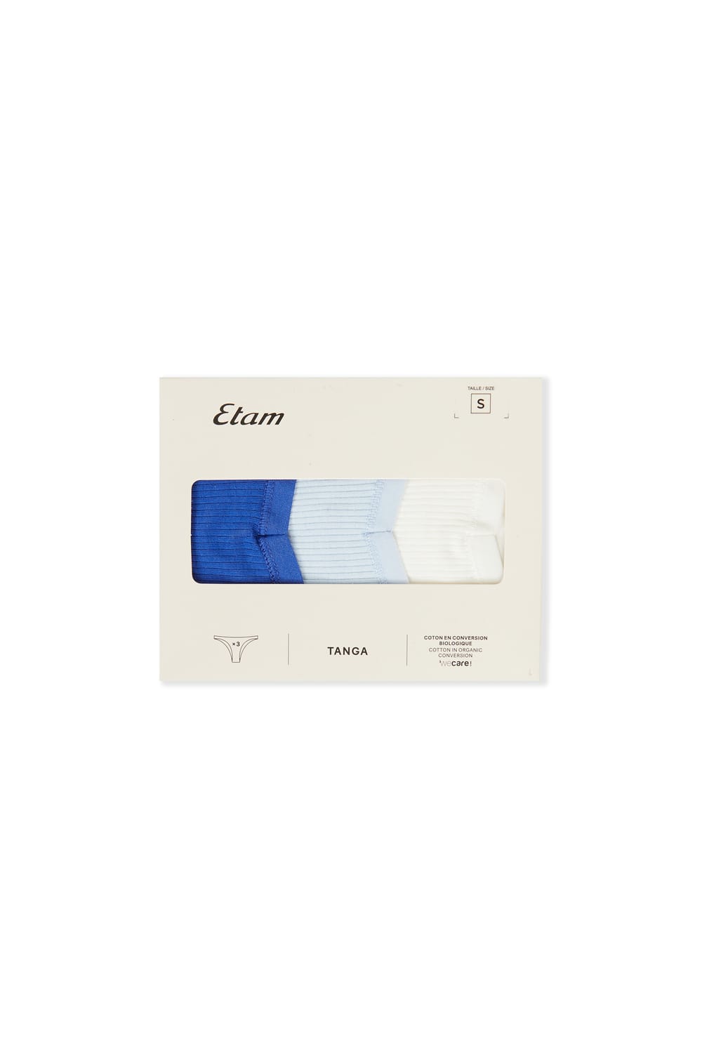 3-Pack Cotton Tangas;${refinementColor}