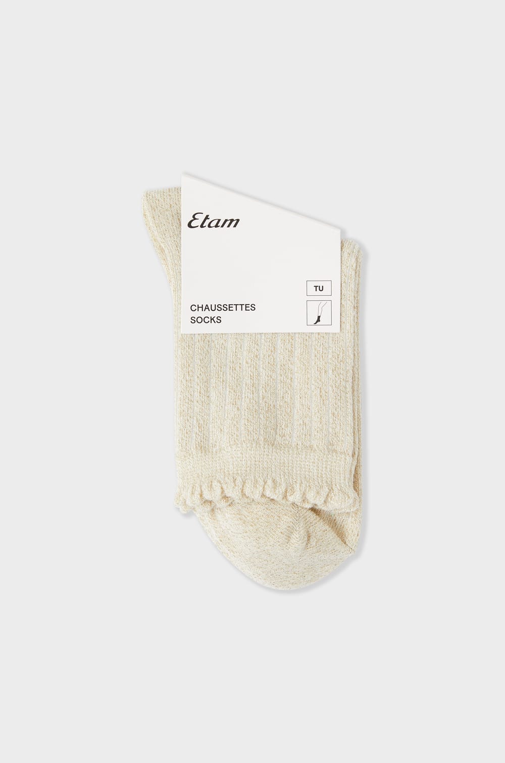 Chaussettes iris&eacute;es avec coton;${refinementColor}