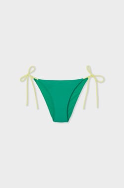 String bikini bottom swimsuit tie-side;${refinementColor}