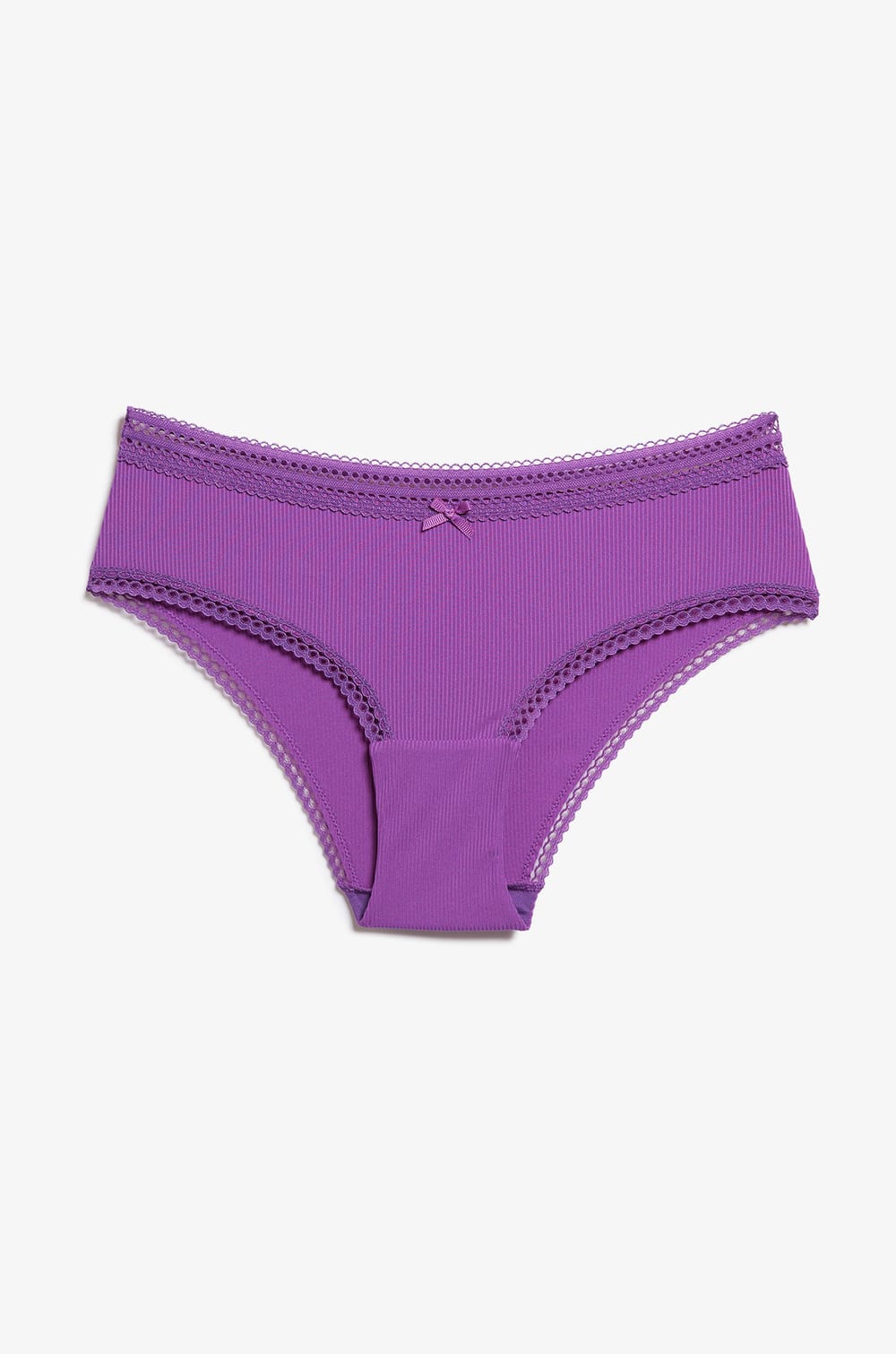 Shorty détails dentelle POWER MAUVE ETAM