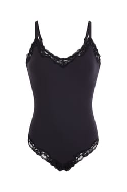 Body en microfibre et dentelle;${refinementColor}