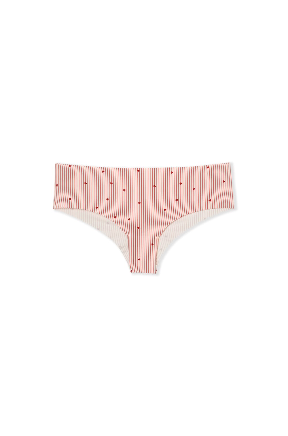 Hipster en microfibre &agrave; motif coeurs;${refinementColor}