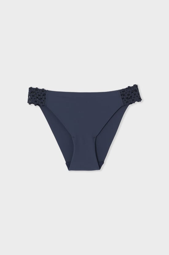 Microfibre and Lace Brief;${refinementColor}