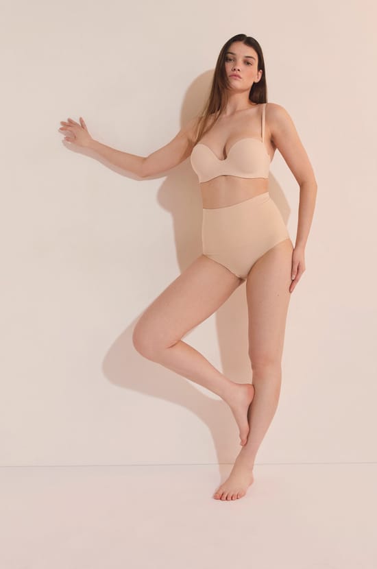 High-Waist Shaping Brief - Medium Support;${refinementColor}