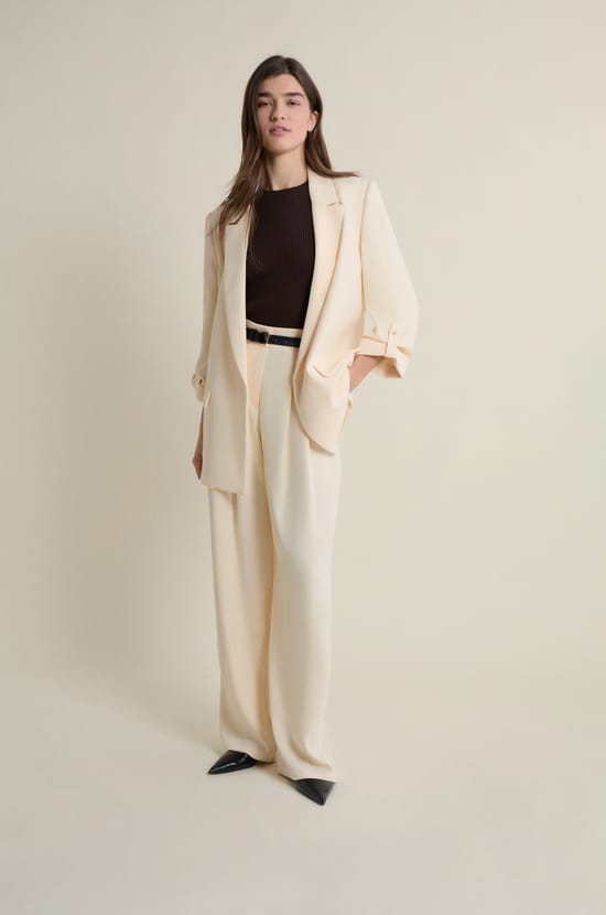 Blazer manches longues;${refinementColor}