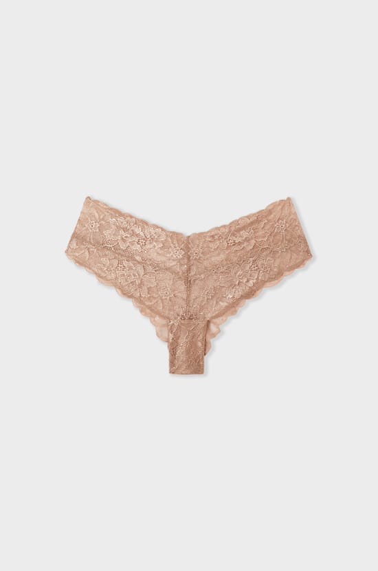 V-shape Lace Hipster;${refinementColor}