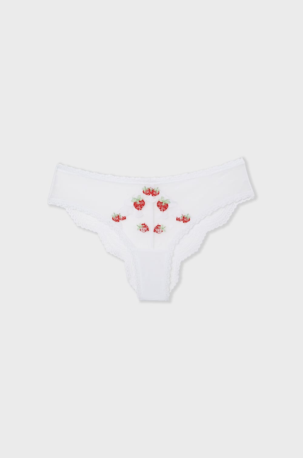 Embroidered Lace Cheeky Panty;${refinementColor}
