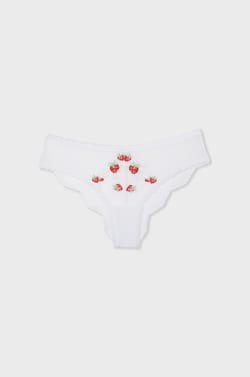 Embroidered Lace Cheeky Panty;${refinementColor}