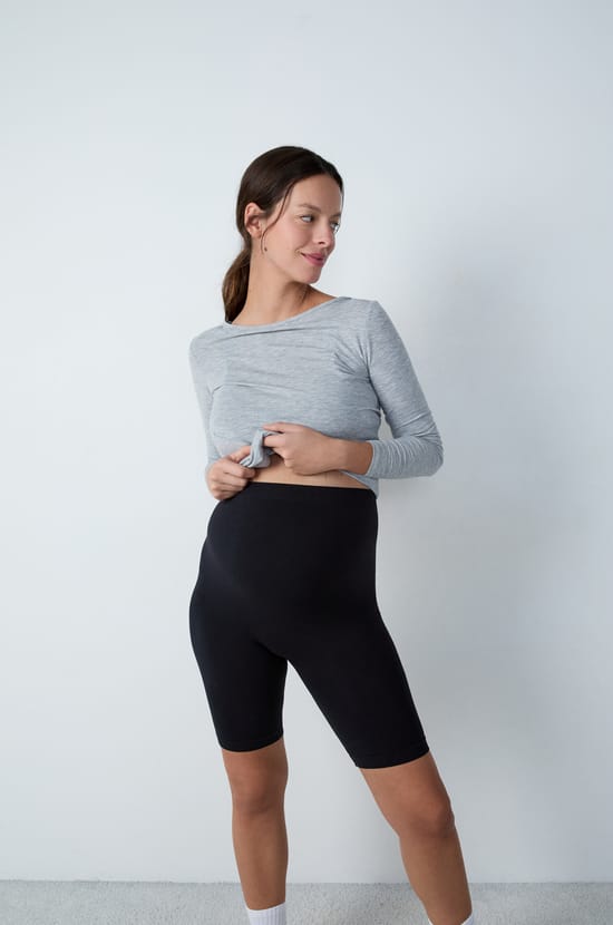 Maternity Cycling Shorts;${refinementColor}