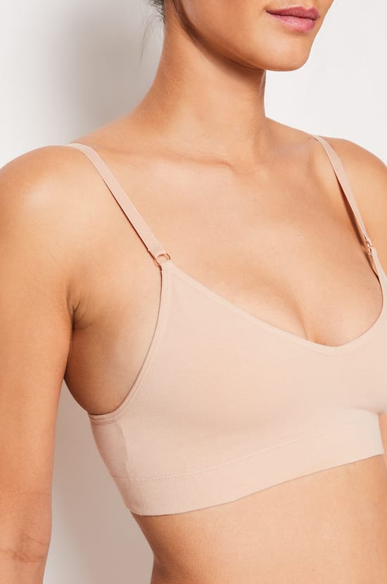 Comfort Cotton Bralette;${refinementColor}