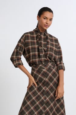 Patterned Cotton Shirt;${refinementColor}