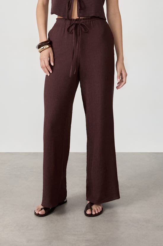 Pantalon fluide large;${refinementColor}