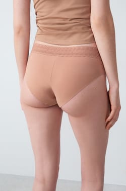 Panty tipo boxer de algodón sin costuras;${refinementColor}