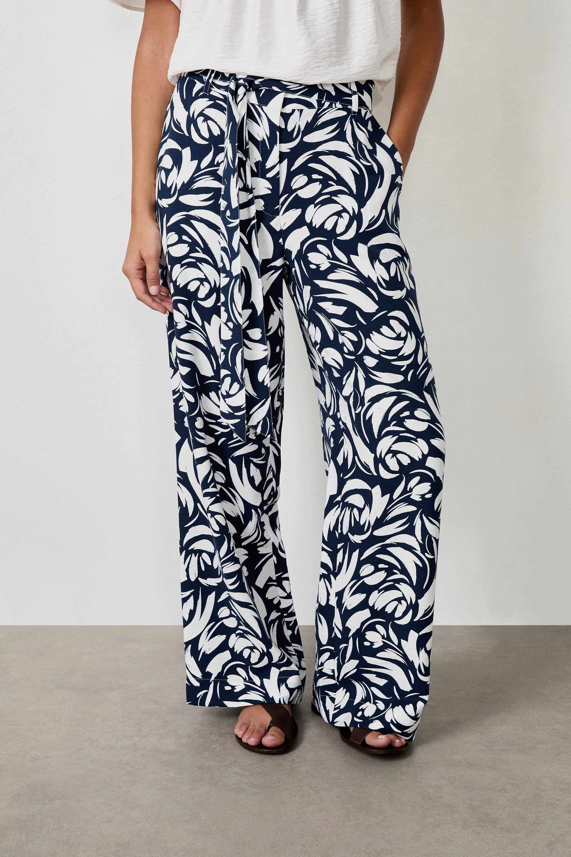 pantalon fluide imprimé