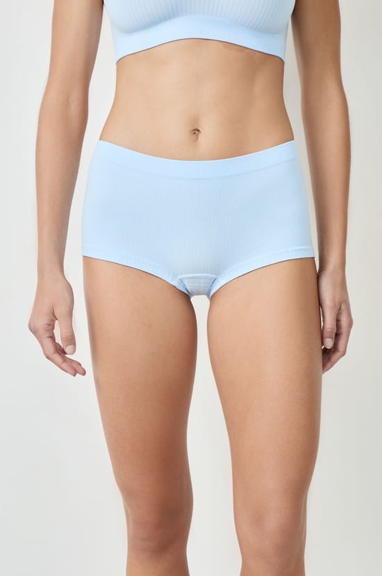 Ribbed Boyshort;${refinementColor}