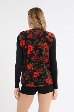 Chaleco sin mangas con efecto sherpa;${refinementColor}