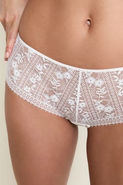 Shorty en dentelle;${refinementColor}