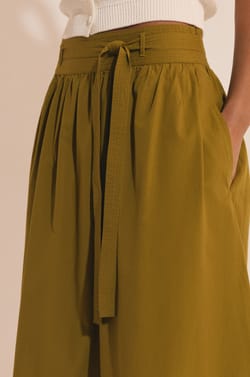 Jupe longue en coton;${refinementColor}