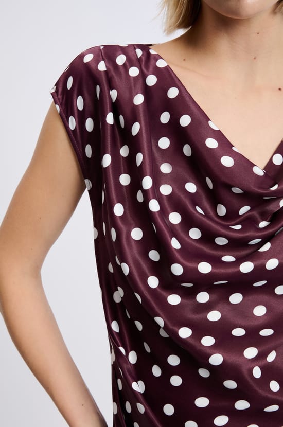 Top b&eacute;nitier &agrave; pois;${refinementColor}