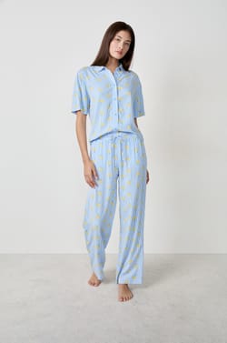 Pantalon de pyjama à imprimés;${refinementColor}
