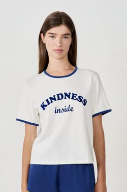 T-shirt de pyjama imprimé;${refinementColor}