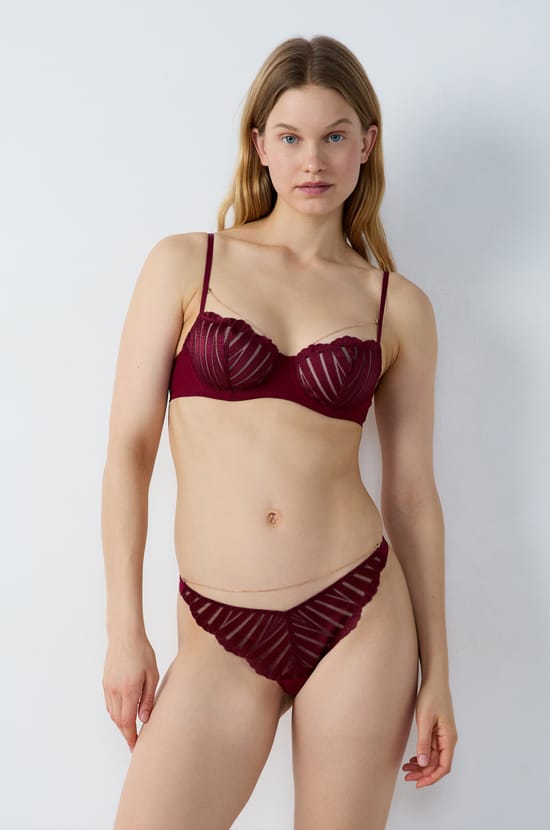 Bra No. 9 - The Balconette Bra;${refinementColor}