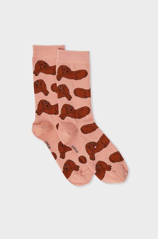 Chaussettes à motifs chiens Coucou Suzette;${refinementColor}