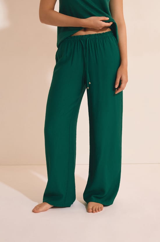 Pantalon de pyjama &eacute;lastiqu&eacute;;${refinementColor}