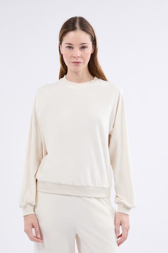 Sweatshirt de pyjama à manches longues;${refinementColor}