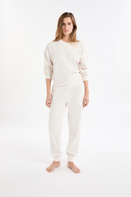 Pyjama Trousers with Elasticated Waist;${refinementColor}