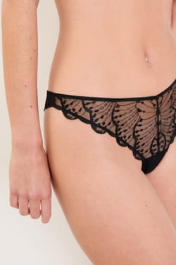Tanga aus Stickerei;${refinementColor}