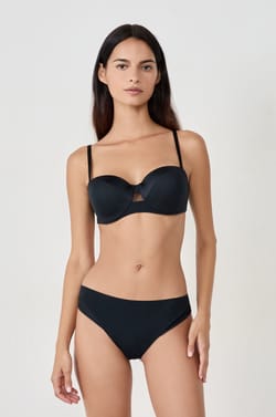 Satin microfibre tanga;${refinementColor}