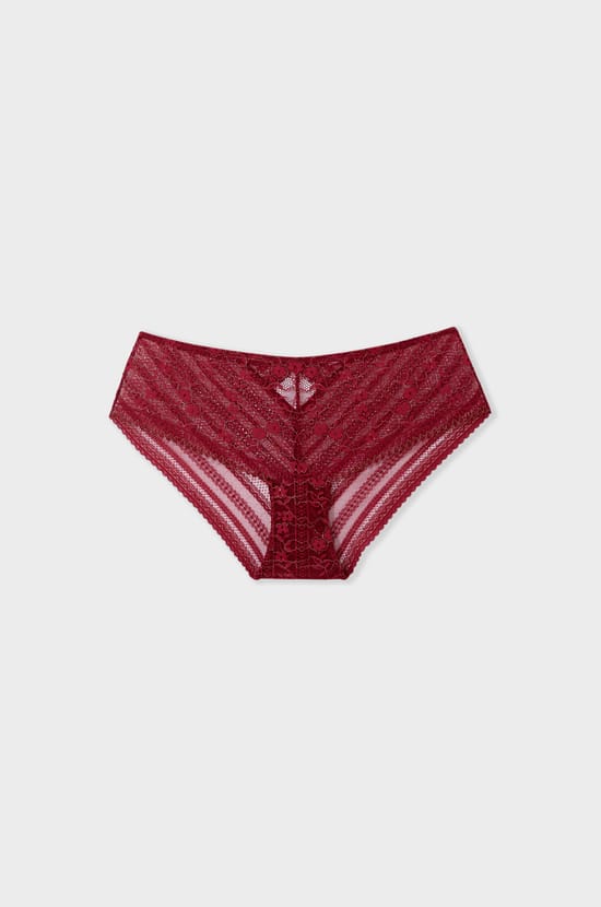 Shorty en dentelle;${refinementColor}
